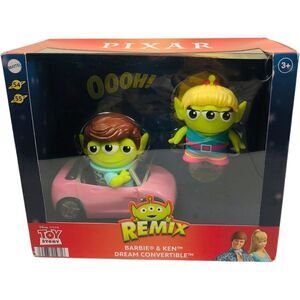 Disney Pixar LGM Alien Remix Toy Story 54 55 Barbie & Ken Dream Convertible
